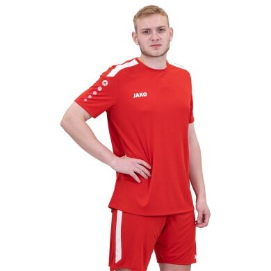 JAKO Sport T-shirt Jersey Power (Polyester Interlock, durable) red Men