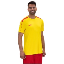 JAKO Sport T-shirt Jersey Power (Polyester Interlock, durable) yellow/red Men