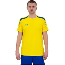 JAKO Sport T-shirt Jersey Power (Polyester Interlock, durable) yellow/royal blue Men