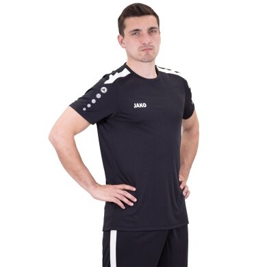 JAKO Sport T-shirt Jersey Power (Polyester Interlock, durable) black Men