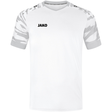 JAKO Sport T-shirt Jersey Wild (Polyester-Stretch-Jersey) white/silver grey Men