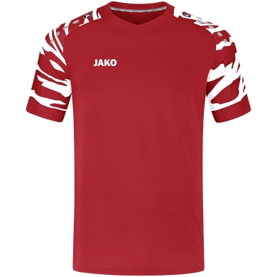 JAKO Sport T-shirt Jersey Wild (Polyester-Stretch-Jersey) red/white Men