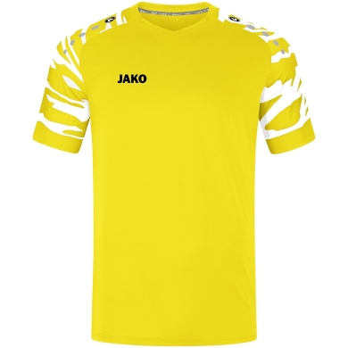 JAKO Sport T-shirt Jersey Wild (Polyester-Stretch-Jersey) yellow/white Men