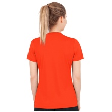 JAKO Sports Shirt Team Short Sleeve (100% Polyester) Orange Women