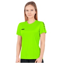 JAKO Sport Shirt Team Short Sleeve (100% Polyester) Neon Green Women