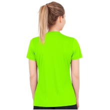 JAKO Sport Shirt Team Short Sleeve (100% Polyester) Neon Green Women