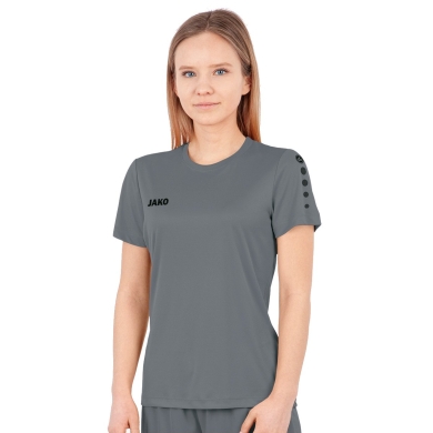 JAKO Sport Shirt Team Short Sleeve (100% Polyester) Dark Grey Women