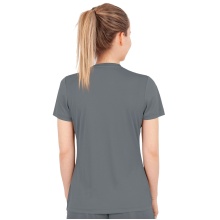 JAKO Sport Shirt Team Short Sleeve (100% Polyester) Dark Grey Women