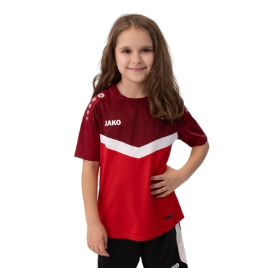 JAKO Sport T-shirt Iconic (Polyester Micro Mesh) red/wine red Kids