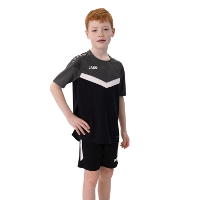 JAKO Sport T-shirt Iconic (Polyester Micro Mesh) black/anthracite grey children