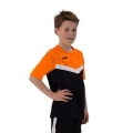 JAKO Sport T-shirt Iconic (Polyester Micro Mesh) black/neon orange children