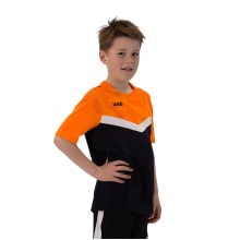 JAKO Sport T-shirt Iconic (Polyester Micro Mesh) black/neon orange children