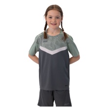 JAKO Sport T-shirt Iconic (Polyester Micro Mesh) anthracite green/mint green Kids