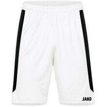 JAKO Sports Pants Power (Polyester-Interlock, elastic, quick-drying) short white Children