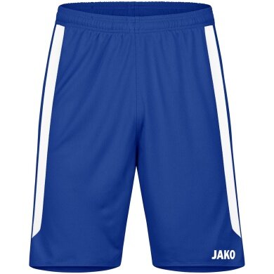 JAKO Sports Pants Power (Polyester Interlock, elastic, quick-drying) short royal blue Children