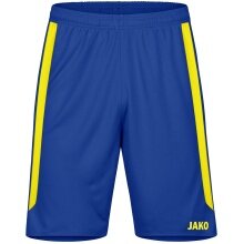 JAKO Sports Shorts Power (Polyester Interlock, elastic, quick-drying) short royal blue/yellow Children