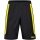 JAKO Sports Pants Power (Polyester Interlock, elastic, quick-drying) short black/yellow Kids