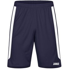 JAKO Sports Pants Power (Polyester Interlock, elastic, quick-drying) short navy blue Kids