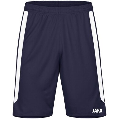 JAKO Sports Pants Power (Polyester Interlock, elastic, quick-drying) short navy blue Kids