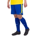 JAKO Sports Pants Power (Polyester Interlock, elastic, quick-drying) short royal blue/yellow Men