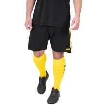 JAKO Sports Pants Power (Polyester Interlock, elastic, quick-drying) short black/yellow Men