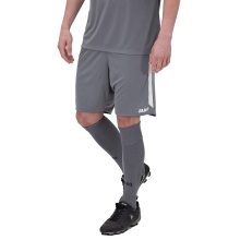 JAKO Sports Pants Power (Polyester-Interlock, elastic, quick-drying) short dark grey Men