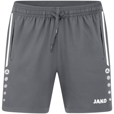 JAKO Sports Shorts Allround (Stretch-Micro-Twill) short anthracite grey Women