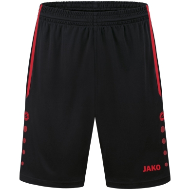 JAKO Sports Shorts Allround (Polyester Interlock, Without Inner Slip) short black/red Boys