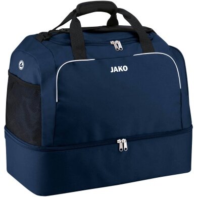 JAKO Sports Bag Classico with Bottom Compartment Senior 88 Litres Navy Blue