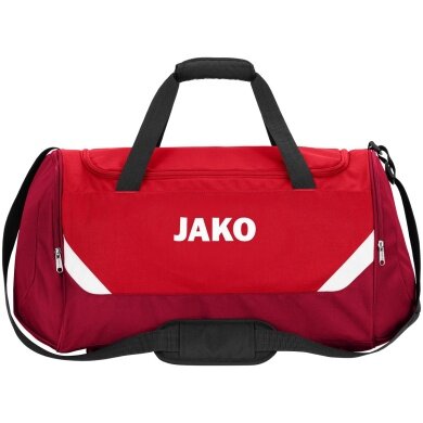 JAKO Sports Bag Iconic (Size M - 43 Litres) red/wine red - 55x27x29cm