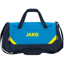 JAKO Sports Bag Iconic (Size L - 62 Litres) blue/navy blue/yellow - 65x30x32cm