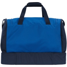 JAKO Sports Bag Iconic with Bottom Compartment (Size M - 60 Litres) Royal Blue/Navy Blue - 55x27x41cm