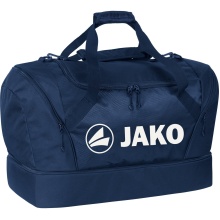 JAKO Sports Bag Jako with Bottom Compartment (Size L - 60 Litres) Navy Blue - 60x44x30cm