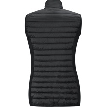 JAKO Quilted Vest Premium (elastic material, side pockets with zipper) black Women