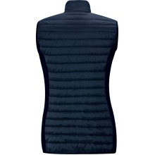 JAKO Quilted Vest Premium (elastic material, side pockets with zipper) navy blue Women