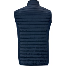 JAKO Quilted Vest Premium (elastic material, side pockets with zipper) navy blue Men