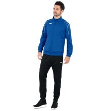 JAKO Polyester Classico Training Suit (Jacket and Trousers, 100% Polyester) Royal Blue/Black Men