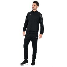 JAKO Polyester Classico Training Suit (Jacket and Trousers, 100% Polyester) Black Men