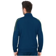 JAKO Polyester Classico Training Suit (Jacket and Trousers, 100% Polyester) Dark Blue/Yellow Men