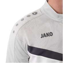 JAKO Polyester Tracksuit Iconic (Jacket and Trousers, sporty cut) white/grey Men's