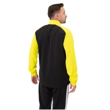 JAKO Polyester Training Suit Iconic (Jacket and Trousers, sporty cut) black/yellow Men's