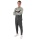 JAKO Polyester Training Suit Iconic (Jacket and Trousers, sporty cut) anthracite grey/mint green Men's