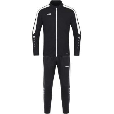 JAKO Training Suit Polyester Power (Jacket and Trousers) Black Men