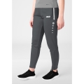 JAKO Training Pants Allround (Polyester-Terry, high wearing comfort) long anthracite grey Women