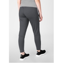 JAKO Training Pants Allround (Polyester-Terry, high wearing comfort) long anthracite grey Women