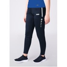 JAKO Training Pants Allround (Polyester-Terry, high wearing comfort) long navy blue Women