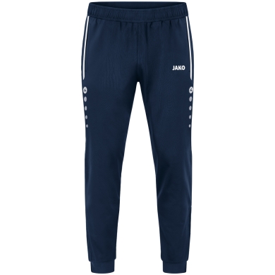 JAKO Training Pants Allround (100% Polyester) long navy blue Kids