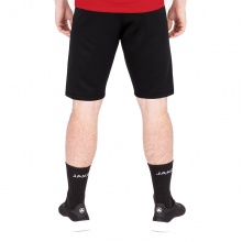 JAKO Training Shorts (Short) Challenge - Double-Stretch-Knit, Side Pockets with Zipper - black/red Men