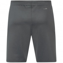 JAKO Training Pants (Short) Challenge - Double-Stretch-Knit, Side Pockets with Zipper - grey/white Boys