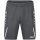 JAKO Training Pants (Short) Challenge - Double-Stretch-Knit, Side Pockets with Zipper - grey/white Boys